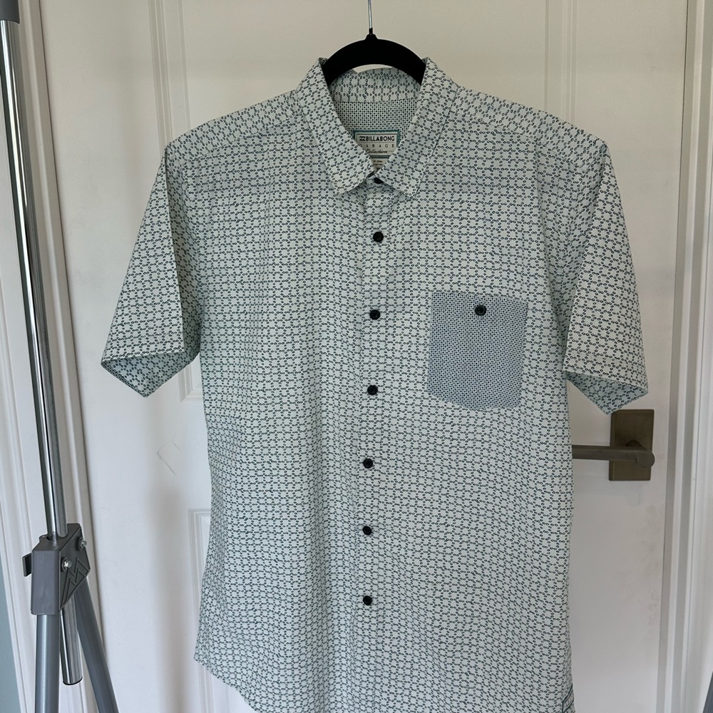 Billabong Blue Casual Button Down